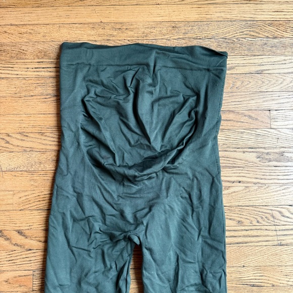 BLANQI everyday maternity leggings women’s large olive green - Picture 2 of 8